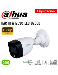 CAMARA DE SEGURIDAD DAHUA TUBO ( HAC-HFW1209C-LED-0280B )...