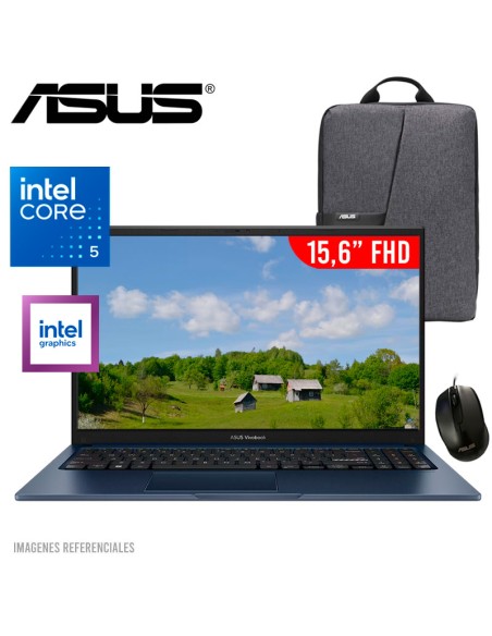 LAPTOP ASUS VIVOBOOK 15 X1504VA-BQ4609 CORE 5-120U 16GB 512GB SSD 15.6 FHD FREEDOS