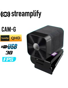 CAMARA WEB STREAMPLIFY CAM G ( CAM-G-QHD-4M30-BK ) QHD...