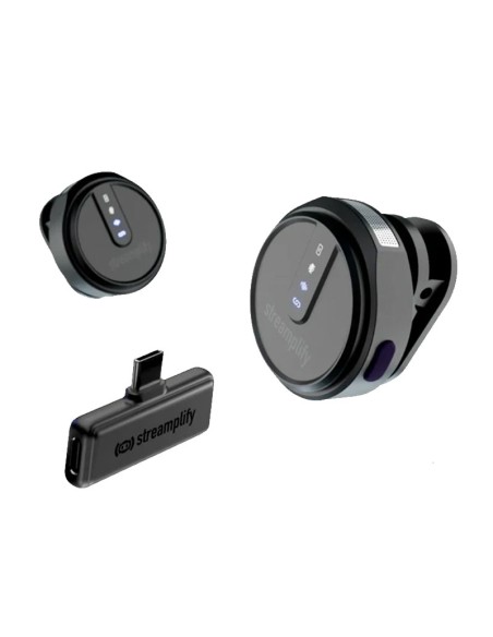 MICROFONO STREAMPLIFY MIC GO-48 INALAMBRICO | BLACK