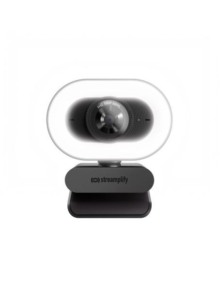CAMARA WEB STREAMPLIFY CAM PLUS ( CAM-PLUS-FHD-2M60-BK ) 1080P - 60FPS | AUTO FOCUS | RING LIGHT