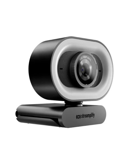 CAMARA WEB STREAMPLIFY CAM PLUS ( CAM-PLUS-FHD-2M60-BK ) 1080P - 60FPS | AUTO FOCUS | RING LIGHT