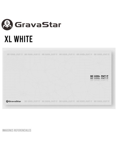 PAD MOUSE GRAVASTAR XL ( GSA8-MPD-R-WHT)...