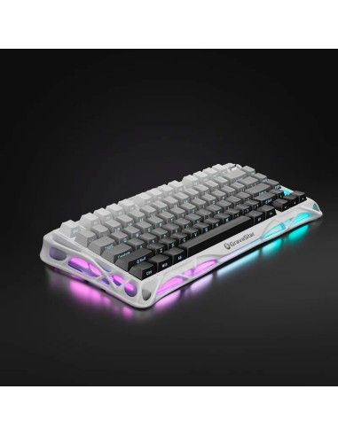 TECLADO GAMER GRAVASTAR MERCURY K1 (GSK1-GWHT)...