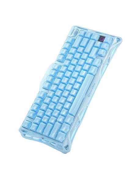 TECLADO GAMER GRAVASTAR MERCURY K1 ICE BLUE EDICION ESPECIAL (GSK1-BLU) WIRELESS| MECANICO| LED-RGB