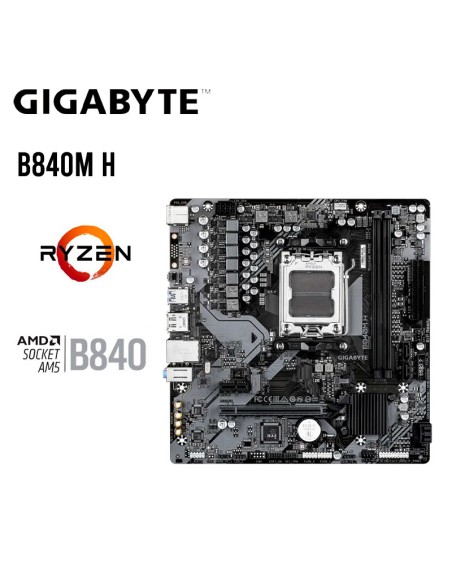MAINBOARD GIGABYTE B840M H (9MB84MH-00-G10) AM5