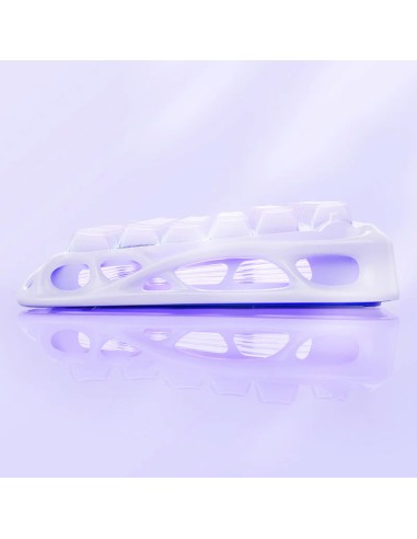 TECLADO GAMER GRAVASTAR V75 HE LAVENDER PURPLE...