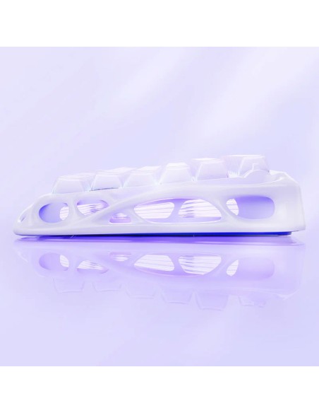 TECLADO GAMER GRAVASTAR V75 HE LAVENDER PURPLE (GSV75-PL) CABLEADO| SWITCH HALL EFFECT| LED-RGB