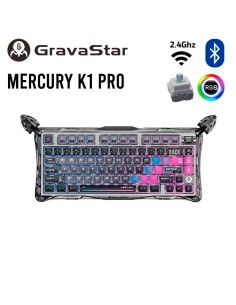 TECLADO GAMER GRAVASTAR MERCURY K1 PRO CYBERPUNK EDICION...