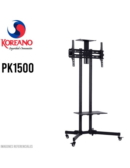 RACK DE PEDESTAL KOREANO PARA TV DE 32" A 65" (PK1500)