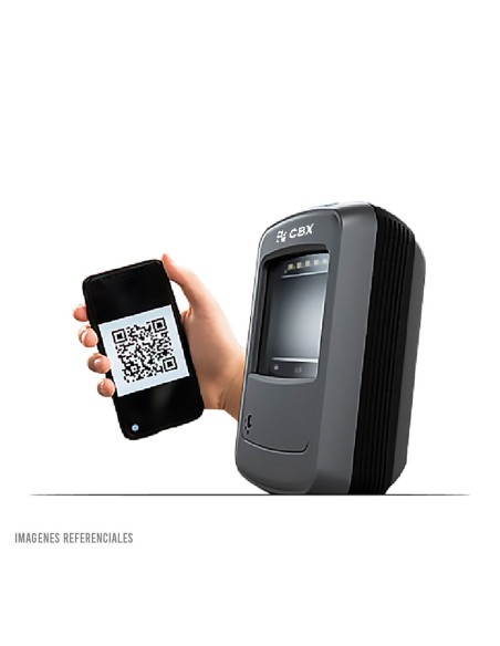 LECTOR DE CODIGO DE BARRAS CBX OMNIDIRECCIONAL (P-20) 2D|USB|NEGRO