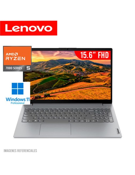 LAPTOP LENOVO V15 G4 AMN RYZEN 5-7520U 8GB DDR5 256GB SSD 15.6 FHD WINDOWS 11 (82YU00X6LM)