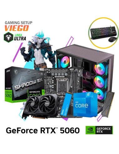 SETUP GAMER VIEGO I5-12400F 16GB 500GB SSD...