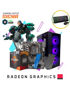 SETUP GAMER SIGMA AMD RYZEN 7 5700G 16GB 500GB + KIT RAPTOR