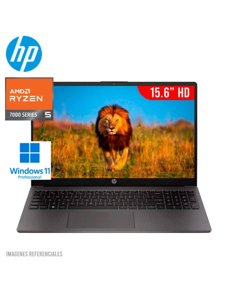 LAPTOP HP 255 G10 RYZEN 5-7520U 16GB DDR5 512GB SSD 15.6 HD WINDOWS 11 ( BF9Z9AT-ABM )