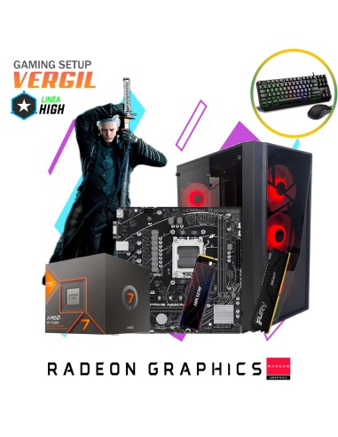 SETUP GAMER VERGIL RYZEN 7-8700G 16GB 512GB SSD...