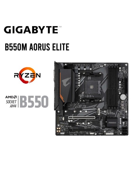 MAINBOARD GIGABYTE B550M AORUS ELITE AM4