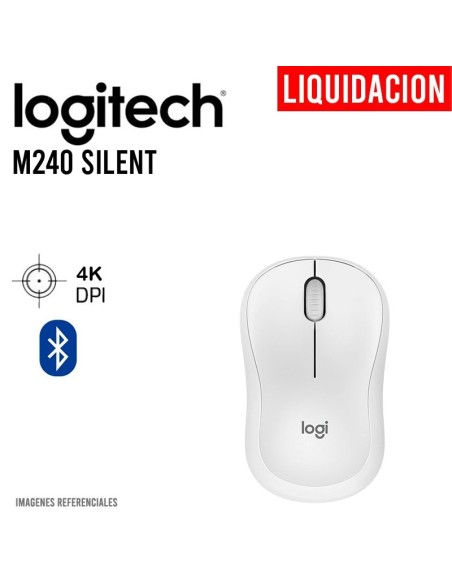 MOUSE LOGITECH M240 SILENT WHITE ( 910-007116 ) BLUETOOTH - BAD BOX