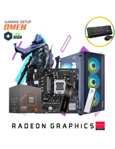 SETUP GAMER OMEN RYZEN 5 8500G 16GB 512GB + KIT RAPTOR