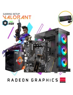 SETUP GAMER VALORANT RYZEN 5 5600GT 16GB 500GB SSD + KIT...