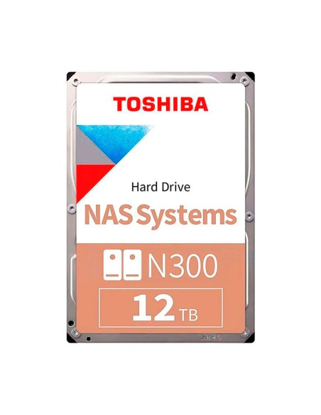 DISCO DURO TOSHIBA NAS N300 12TB SATA (HDWG51CXZSTA) 7200RPM|512MB CACHE