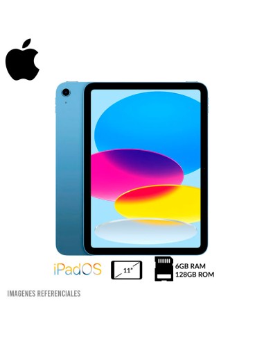 IPAD APPLE 11TH GEN CHIP A16 6GB 128GB 11" IPS...