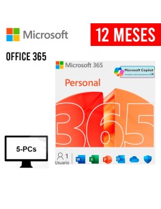 LICENCIA MICROSOFT 365 PERSONAL (EP2-32316) 1 USUARIO - 5...