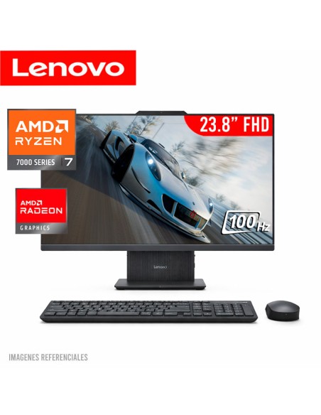 ALL IN ONE LENOVO IDEACENTRE 24ARR9 RYZEN 7-7735HS 16GB DDR5 512GB SSD 23.8" FHD WINDOWS 11 ( F0HR005DLD )