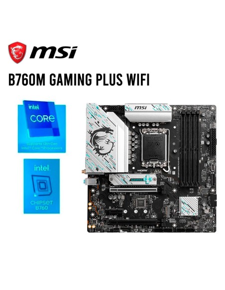 MAINBOARD MSI B760M GAMING PLUS WIFI DDR5 LGA 1700