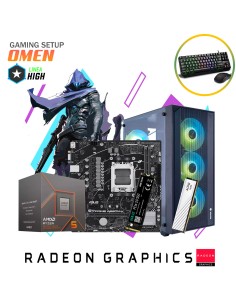 SETUP GAMER OMEN RYZEN 5 8500G 16GB 512GB + KIT RAPTOR