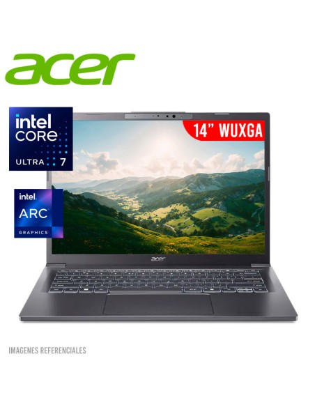 LAPTOP ACER A14-52M-74MZ ULTRA 7-256V 16GB 512GB SSD 14 WUXGA WINDOWS 11 (NX.J8KAL.002)