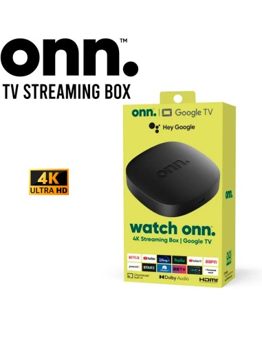 ONN GOOGLE TV STREAMING BOX 4K QUAD CORE CORTEX...