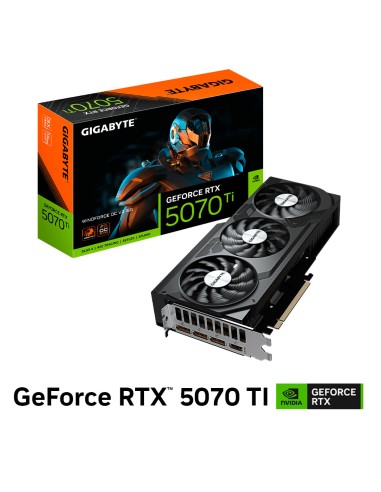TARJETA DE VIDEO GIGABYTE RTX 5070 TI WINDFORCE...