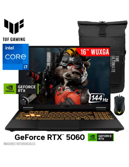 LAPTOP GAMER ASUS FX608JMR-RV197 I7-14650HX 16GB 1TB SSD GEFORCE RTX 5060 8GB 16 WUXGA 144HZ FREEDOS (90NR0NB1-M00AR0)