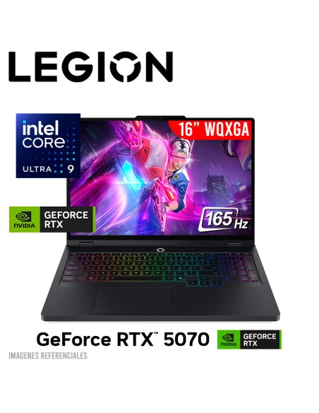 LAPTOP GAMER LENOVO LEGION PRO 5 16IAX10 ULTRA 9 275HX 32GB RAM 1TB SSD RTX 5070 8GB 16 2.5K OLED 165HZ WINDOWS 11 (83F3000HUS)