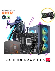 SETUP GAMER OMEN RYZEN 5 8500G 16GB 512GB + KIT RAPTOR