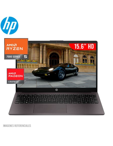 LAPTOP HP 255R G10 RYZEN 5-7520U 16GB DDR5 512GB SSD 15.6" HD FREEDOS ( CZ1P1LT- ABM )