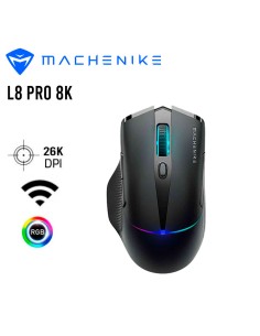 MOUSE GAMER MACHENIKE L8 PRO 8K BLACK