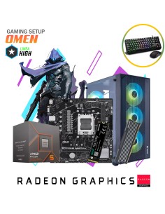 SETUP GAMER OMEN RYZEN 5 8500G 16GB 512GB + KIT RAPTOR