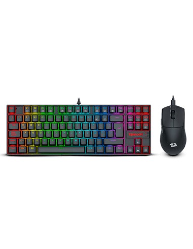 KIT GAMER REDRAGON ESSENTIALS TECLADO+ MOUSE (...