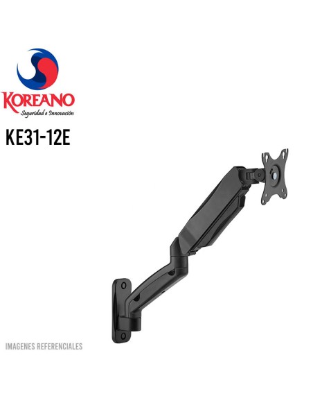 BRAZO HIDRAULICO KOREANO MONITORES DE 17" A 32" (KE31-12E) PARED