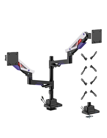 RACK PARA MONITOR KOREANO 24" A 57"(GMK95-24U) 2 PANTALLAS