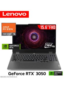 LAPTOP GAMER LENOVO LOQ 15ARP9 R5-7235HS 16GB 512GB SSD...