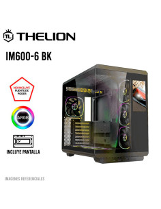 CASE GAMER THELION (IM600-6 BK)|S/FUENTE|VIDRIO TEMPLADO...