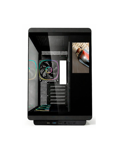 CASE GAMER THELION (IM600-6 BK)|S/FUENTE|VIDRIO...