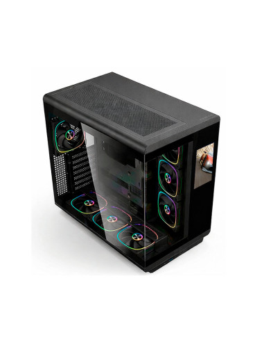 CASE GAMER THELION (IM600-6 BK)|S/FUENTE|VIDRIO...