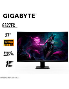 MONITOR GAMER CURVO GIGABYTE 27" ( GS27FC ) PANEL VA |...