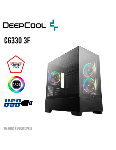 CASE GAMER DEEPCOOL CG380 3F (R-CG380-BKAGM3-G)...