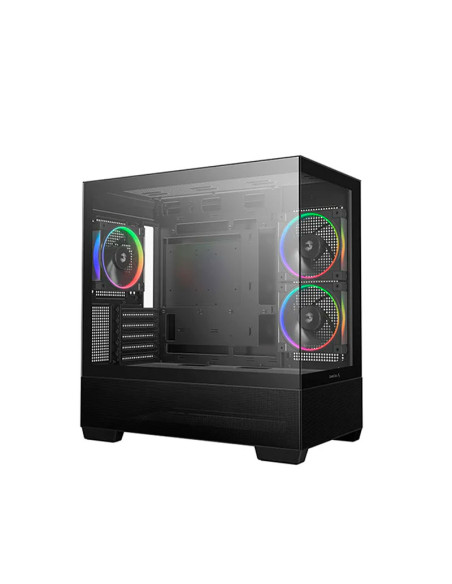 CASE GAMER DEEPCOOL CG380 3F (R-CG380-BKAGM3-G) USB 3.0| S/FUENTE| VIDRIO TEMPLADO| 3 LED-RGB