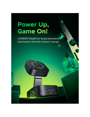CARGADOR UGREEN 2 EN 1 EDICION GENSHIN IMPACT...